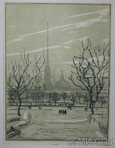 Корнилов И.П.      На площади Революции. 1959 