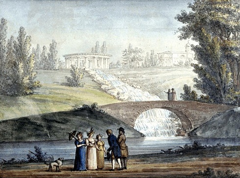 Quarenghi G. Colonnade of Apollo in Pavlovsk. After 1800