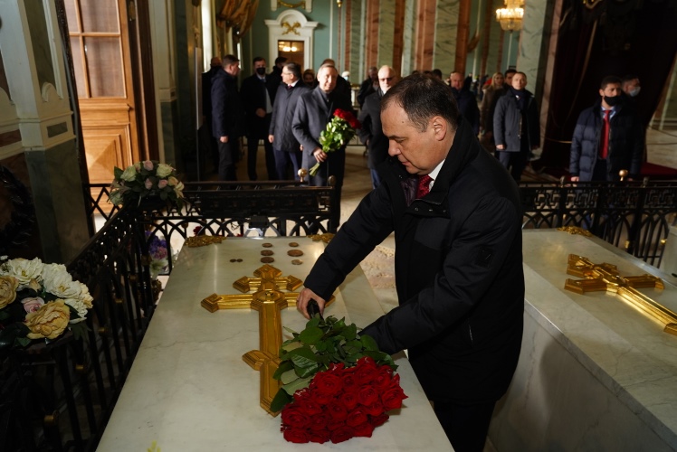 Правительственная делегация Республики Беларусь посетила Петропавловскую крепость