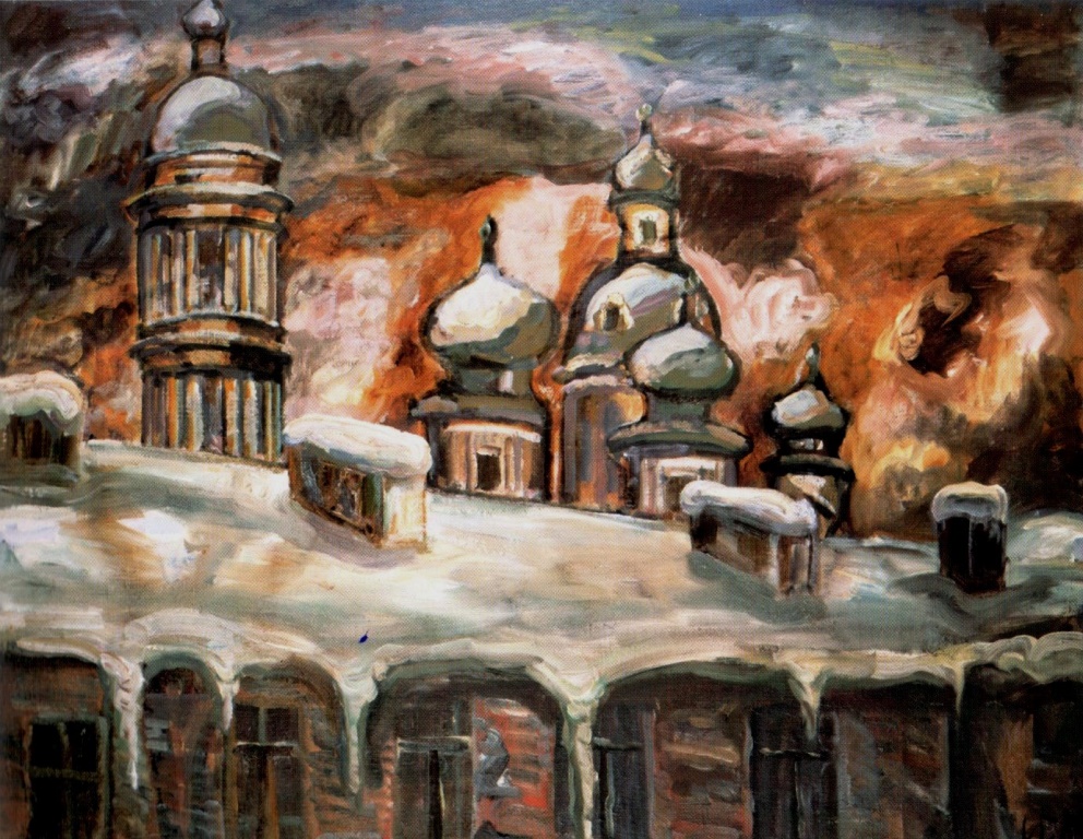 И. В. Иванов. Владимирский собор. Холст, масло. 1984. ГМИ СПб.