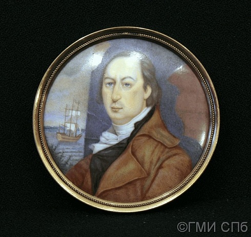 Миниатюра "Портрет Н.И. Новикова".   1980 