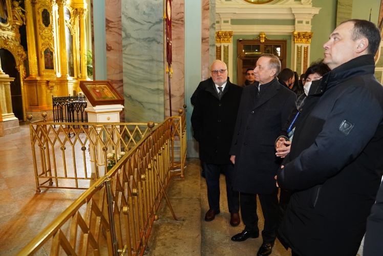 Правительственная делегация Республики Беларусь посетила Петропавловскую крепость