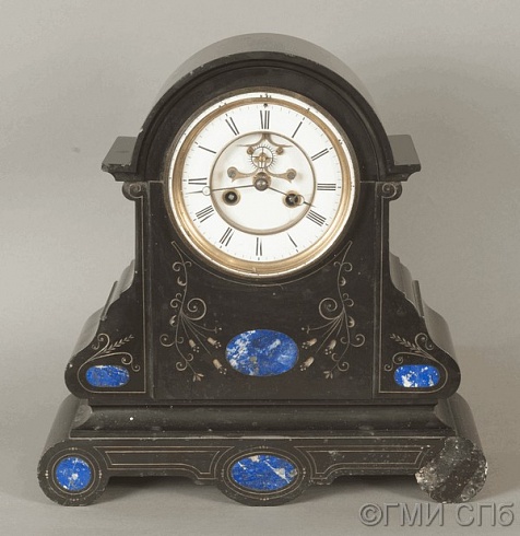 Fireplace clock. The second half of XIX century