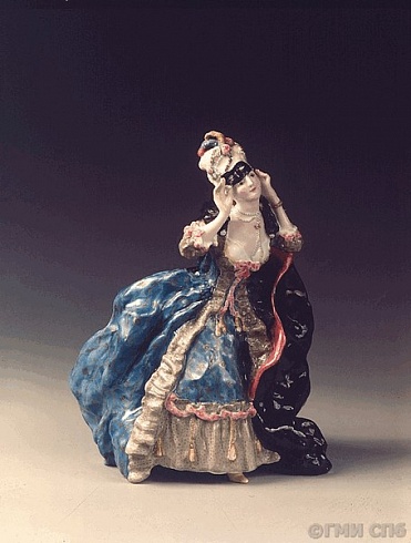 Sculpture " Lady removing the mask."  1910