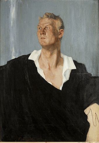 Бобровский Г.М. Портрет Ф.И. Шаляпина. 1917