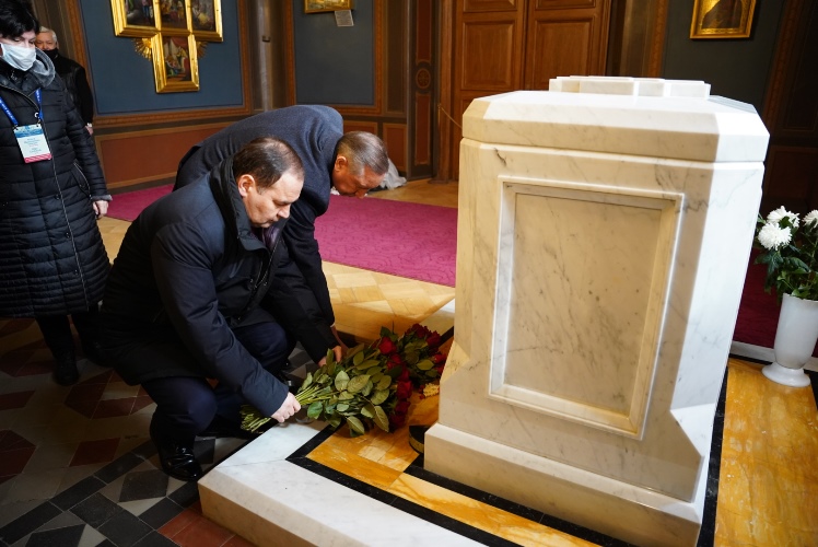 Правительственная делегация Республики Беларусь посетила Петропавловскую крепость