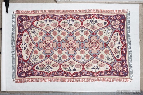 Скатерть чайная с салфетками. &nbsp;&nbsp;&nbsp;1905-1910-е годы