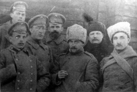 The Petrograd Sky was blurred by rain, a soldier train left for the war