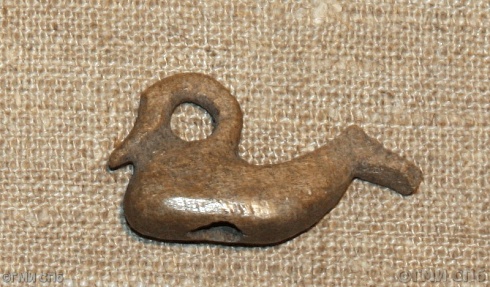 Pendant - duck (swan?). VIII-IX centuries