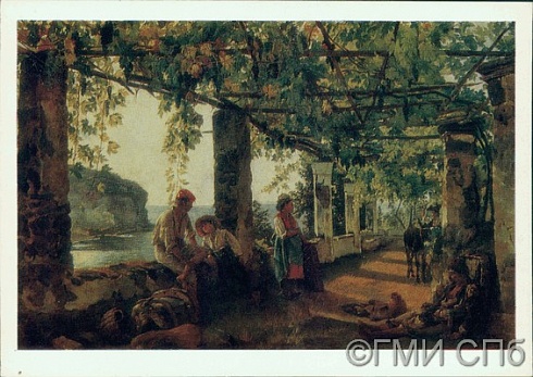 Веранда, обвитая виноградом (1828). 1977  