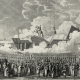 А. К. Мельников. Открытие монумента Петру I. С рисунка А. П. Давыдова 1782 года. Бумага, гравюра офортом и резцом. 1830-е
